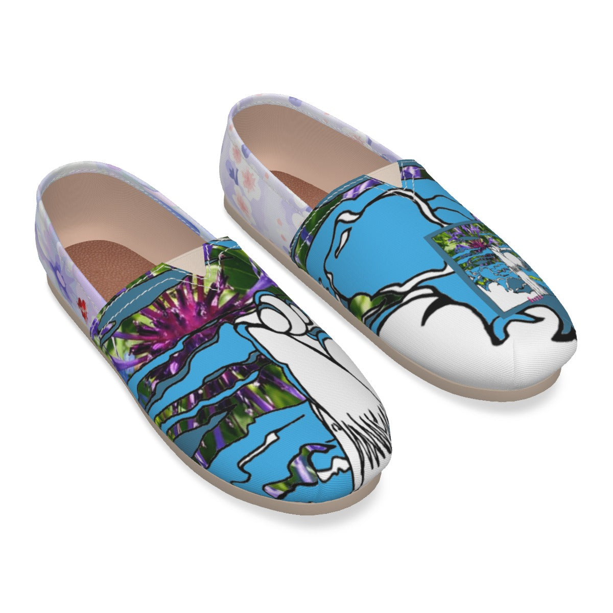 ANGEL-All-Over Print Women's Canvas Fisherman Shoes