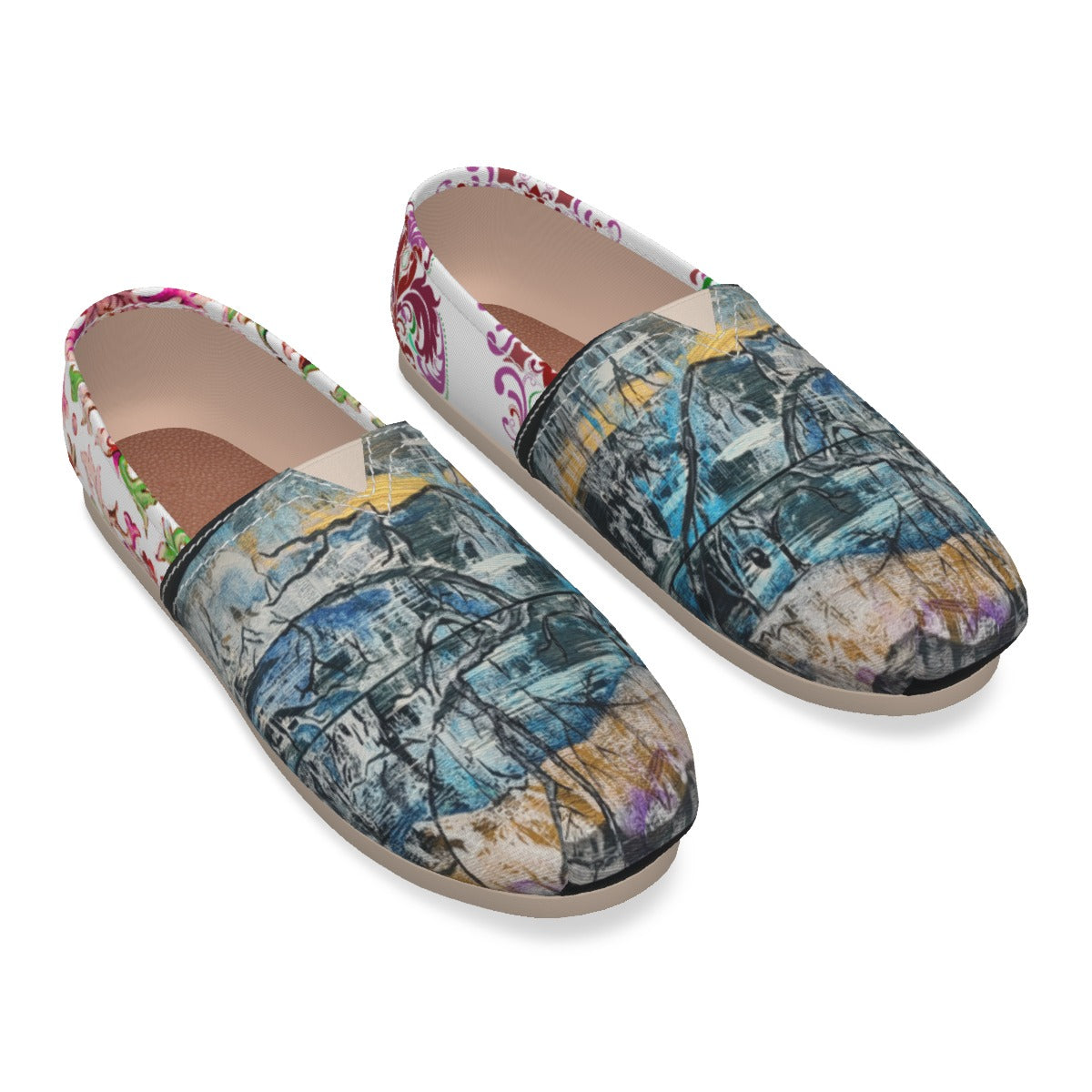Forest - All-Over Print Women's Canvas Fisherman Shoes